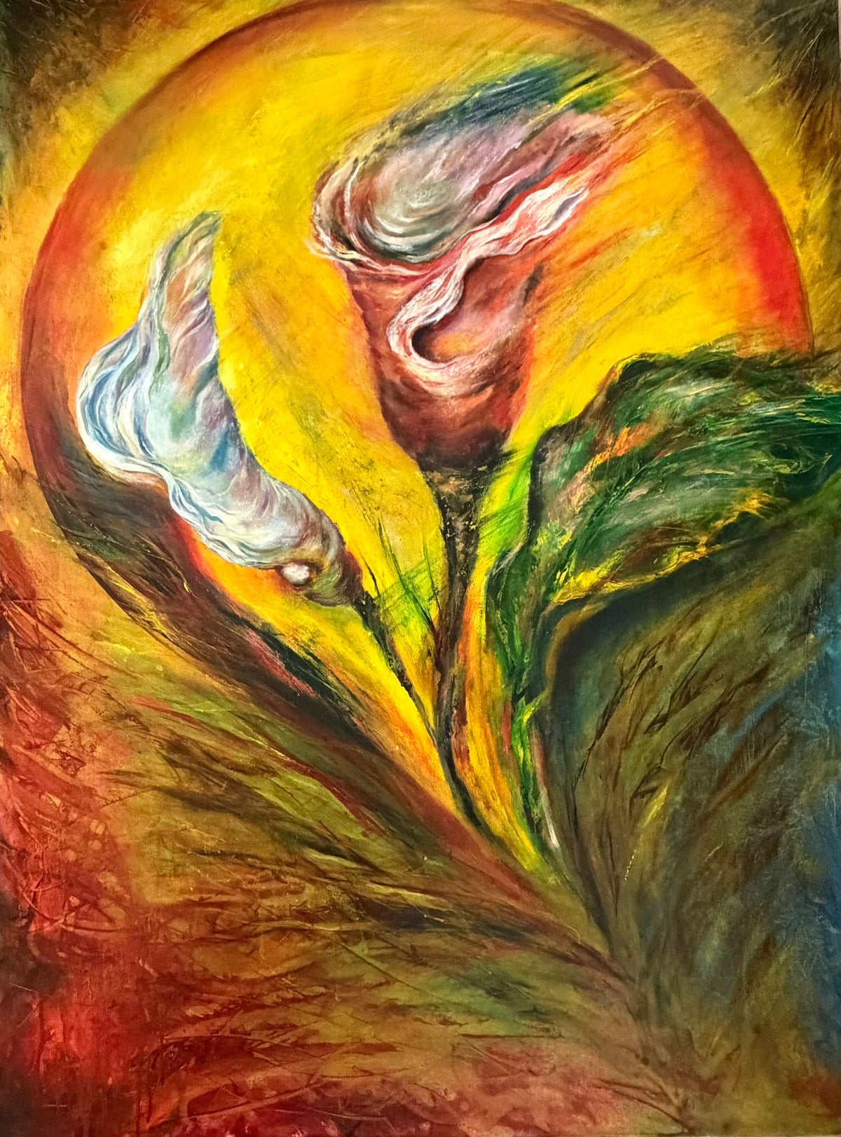 Three — oil on canvas, 90 × 120 cm, by marmar